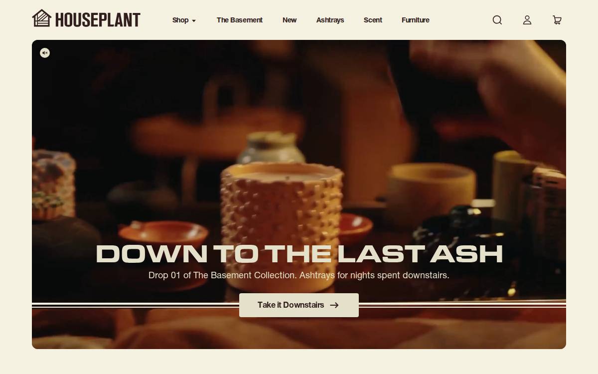Houseplant website preview