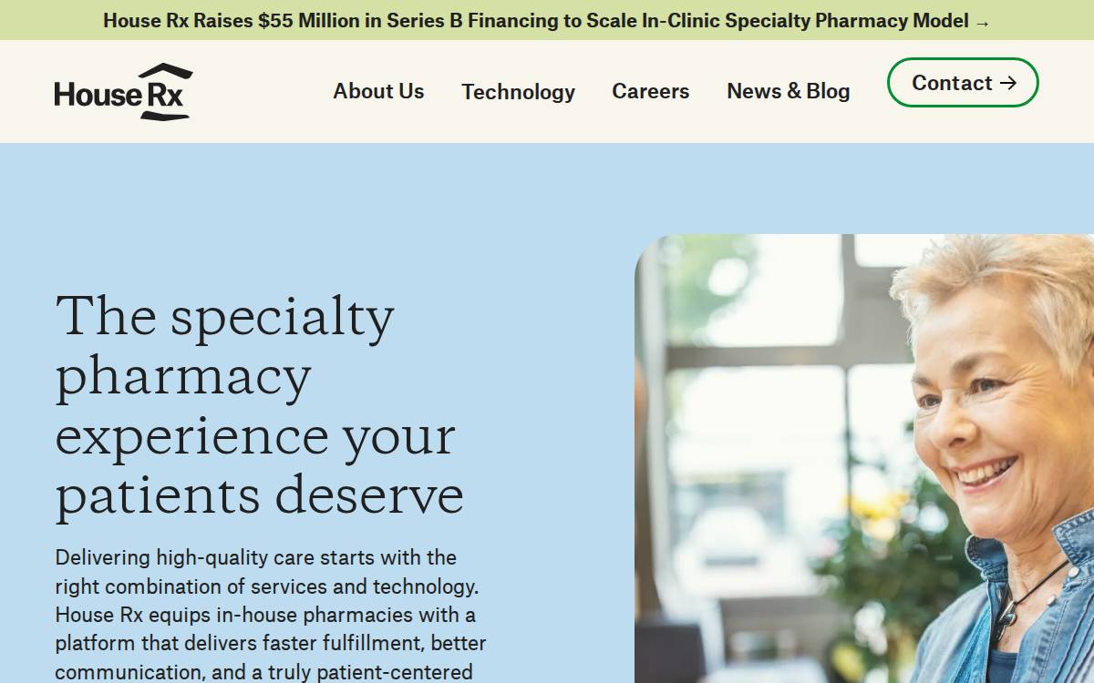 House Rx website preview