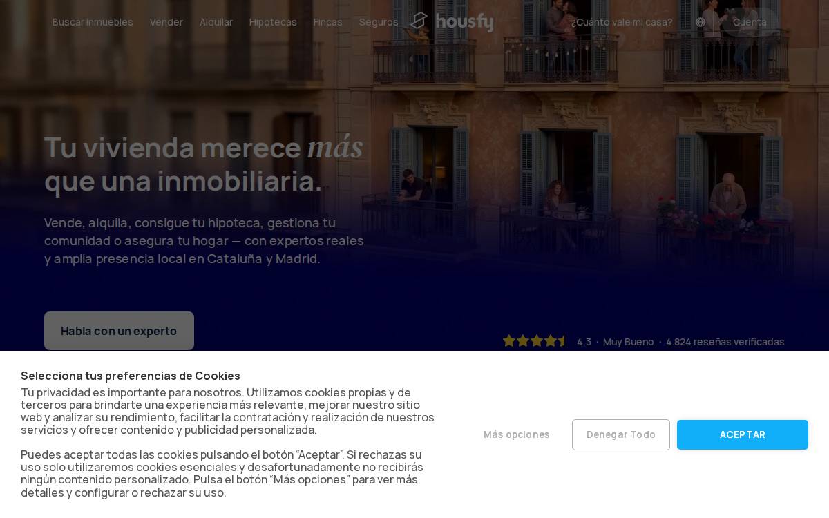 Housfy website preview