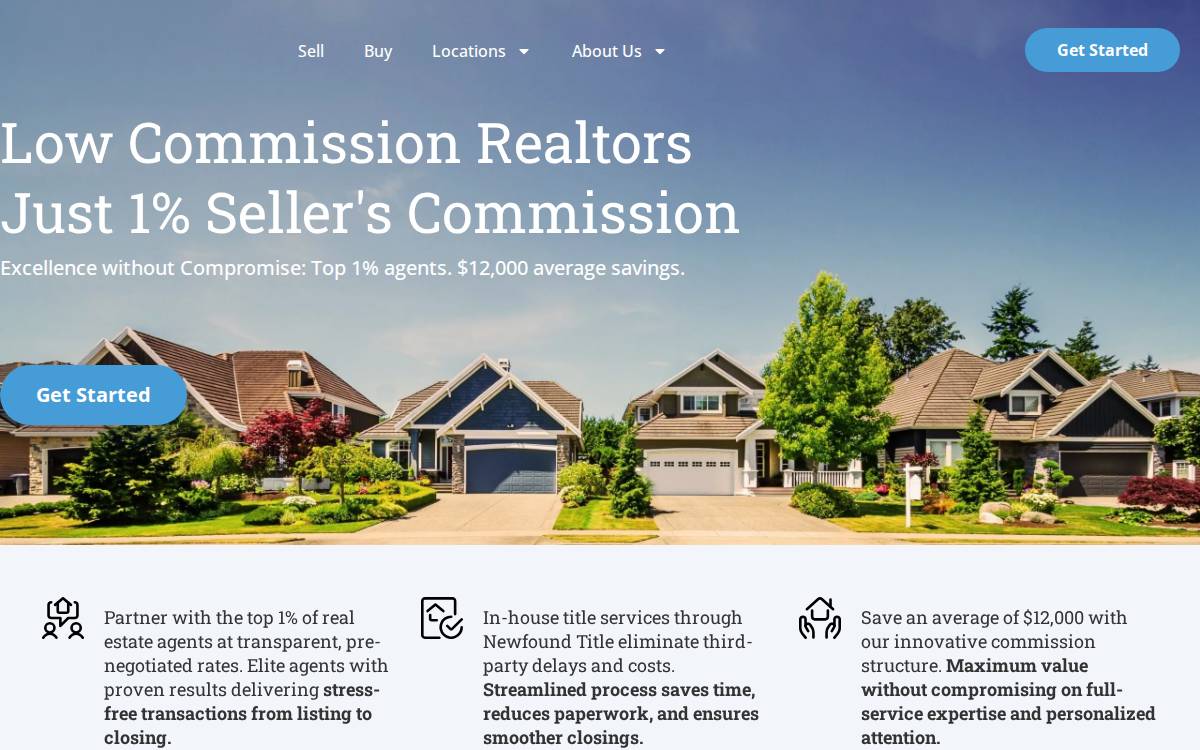 Houwzer Real Estate website preview