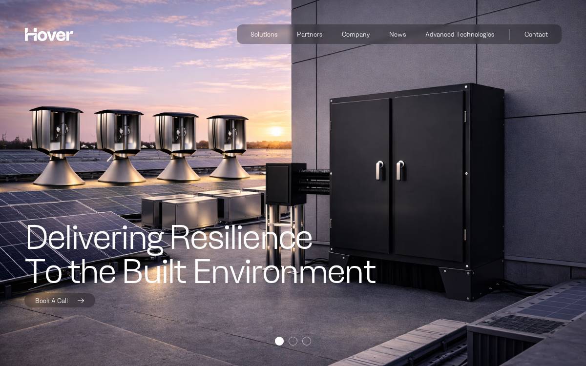 Hover Energy website preview
