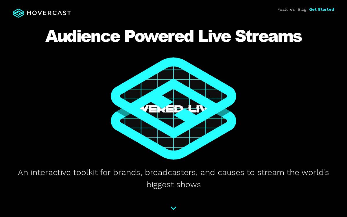 Hovercast website preview