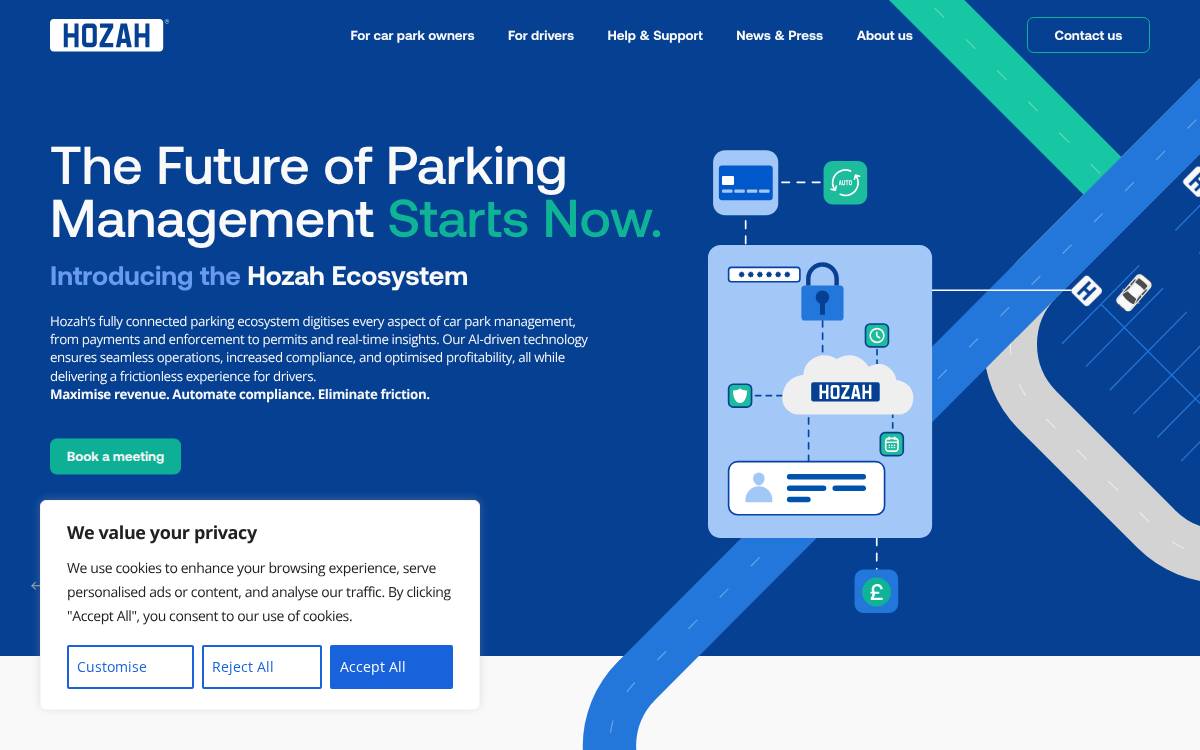 Hozah(2) website preview