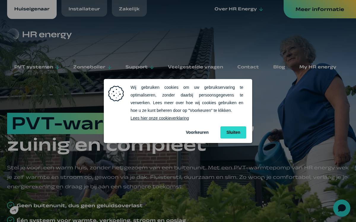 HR energy website preview