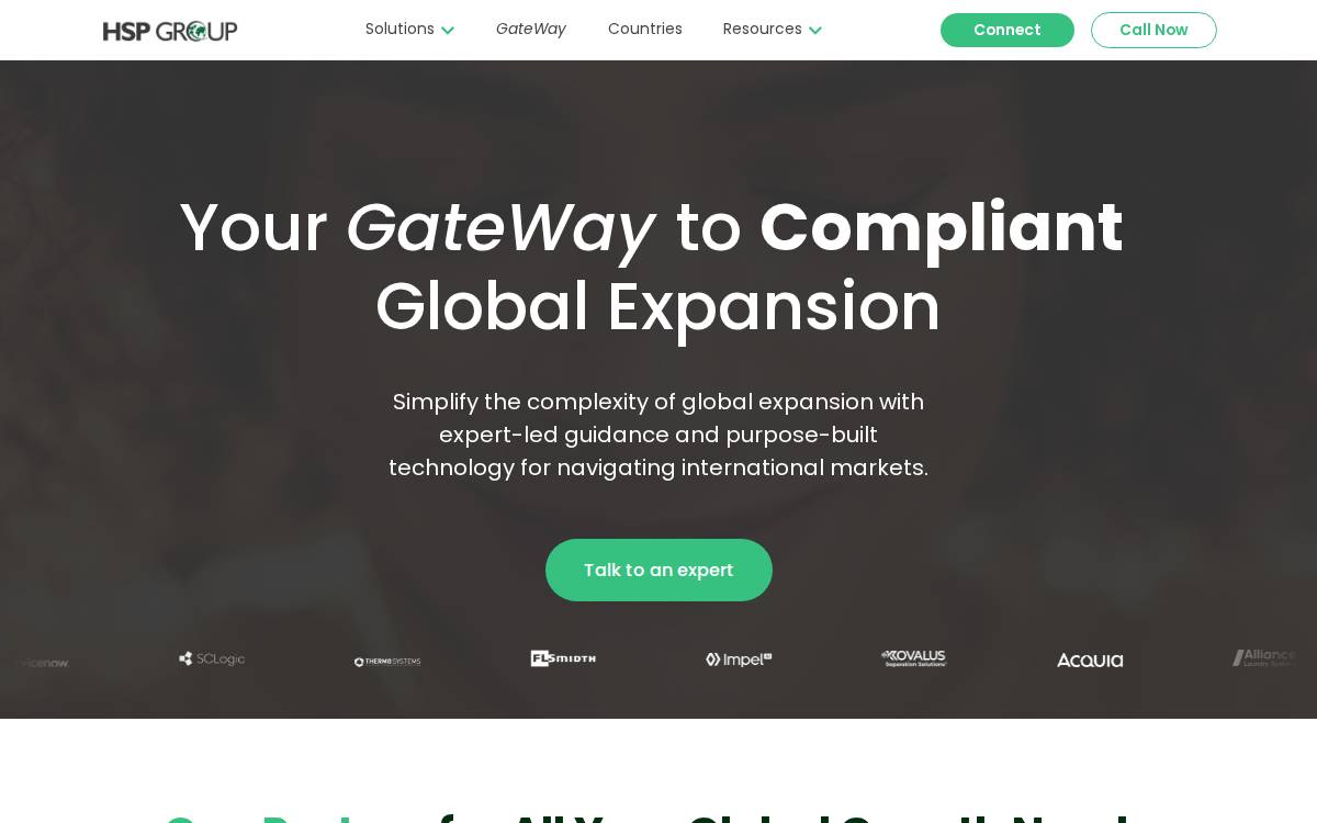 HSP Group website preview