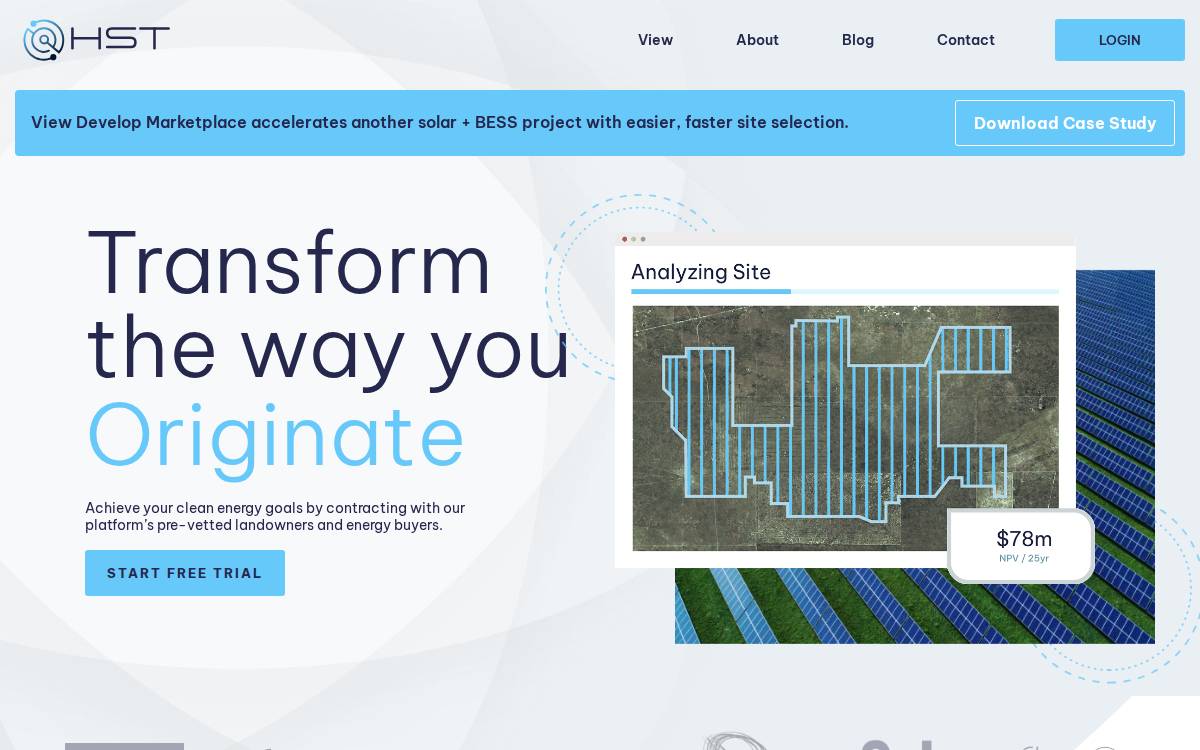 HST website preview