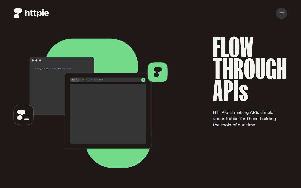 Httpie website preview