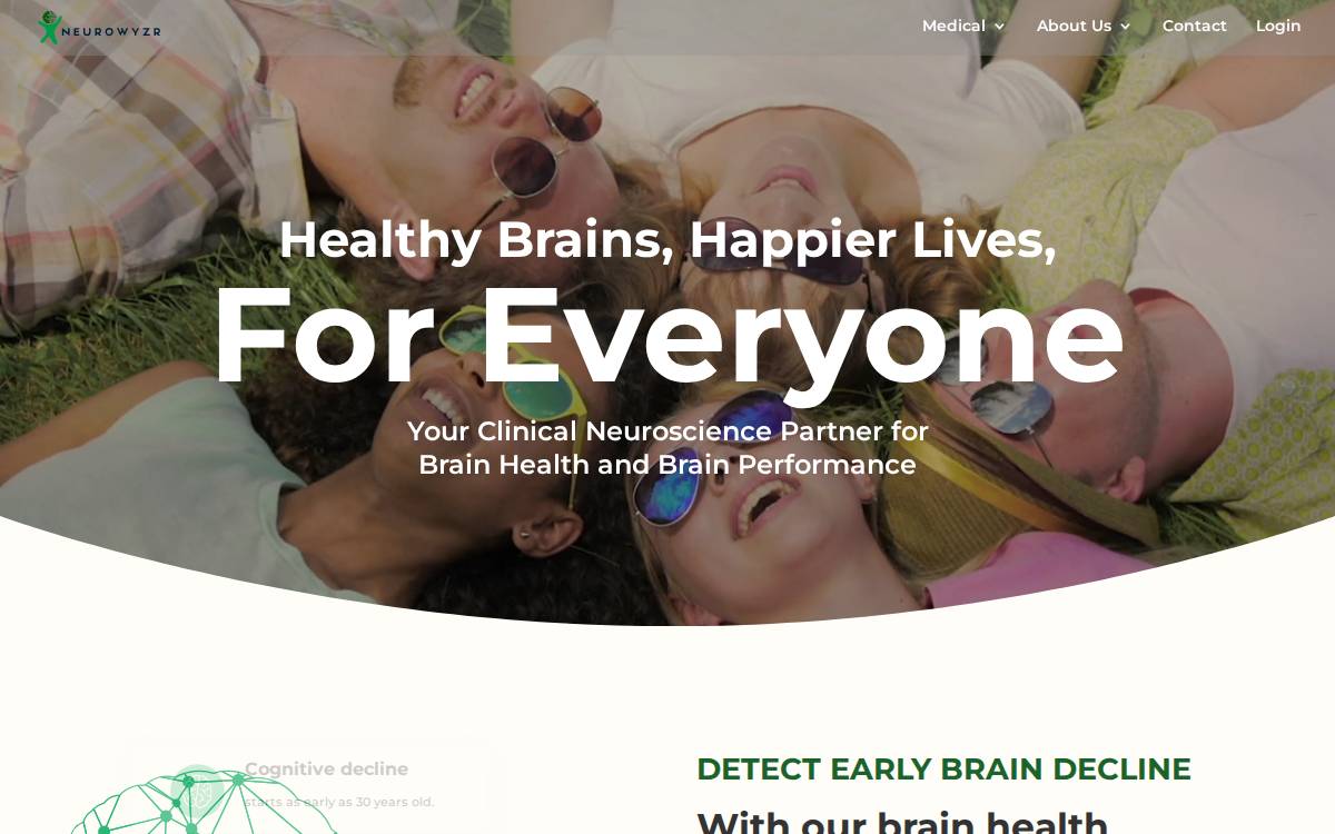 Neurowyzr website preview