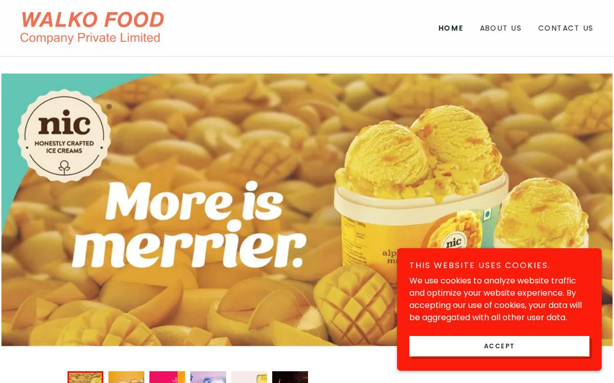 Walkofood website preview