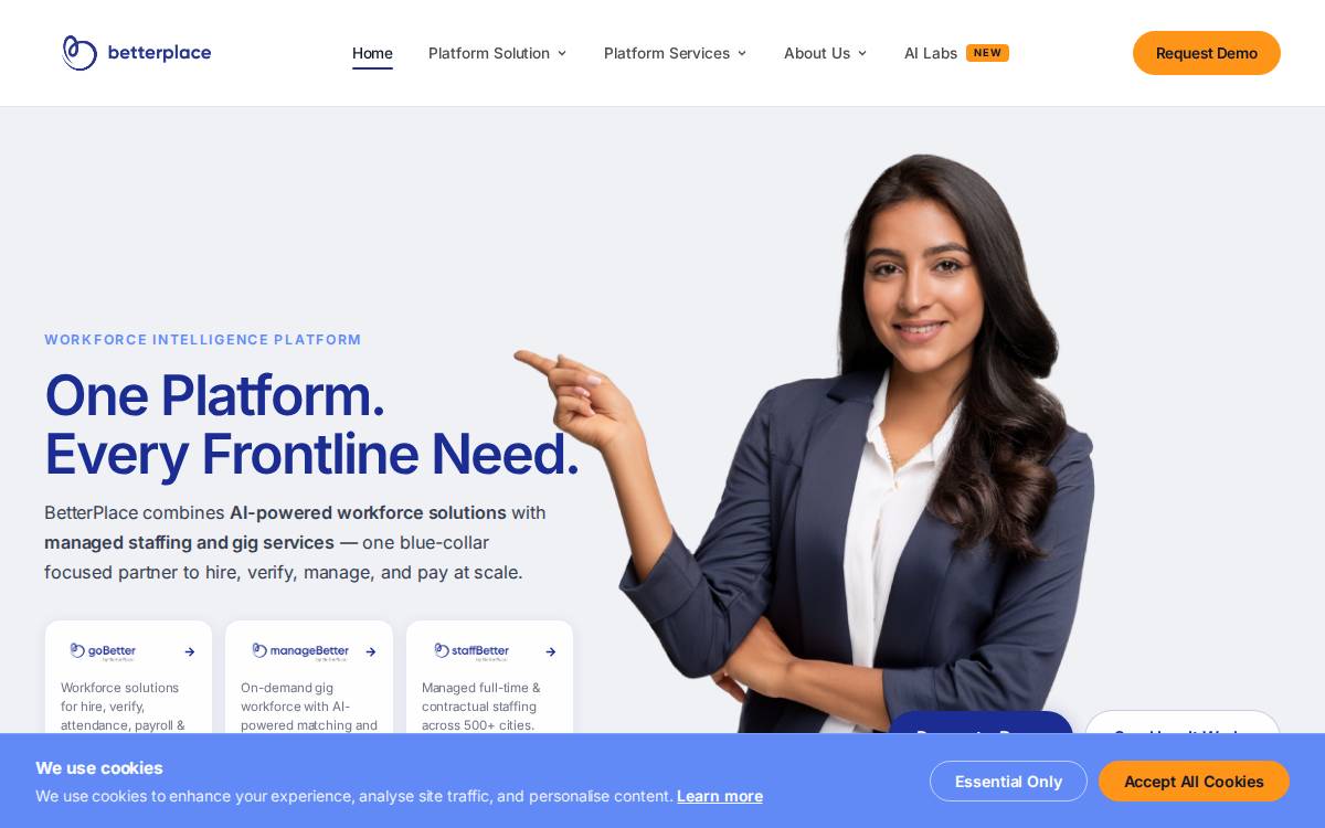Betterplace website preview