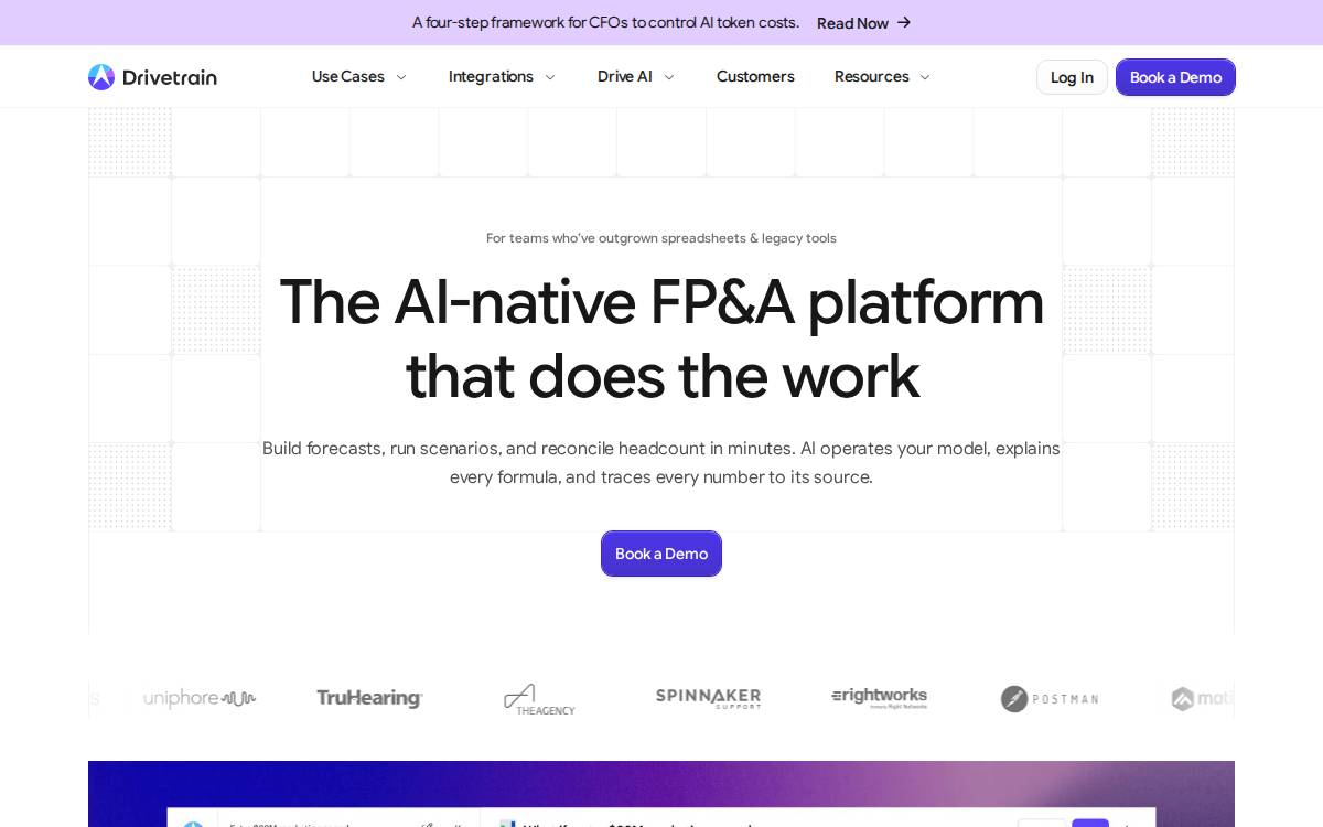 Drivetrain website preview