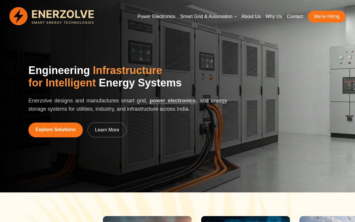 Enerzolve website preview