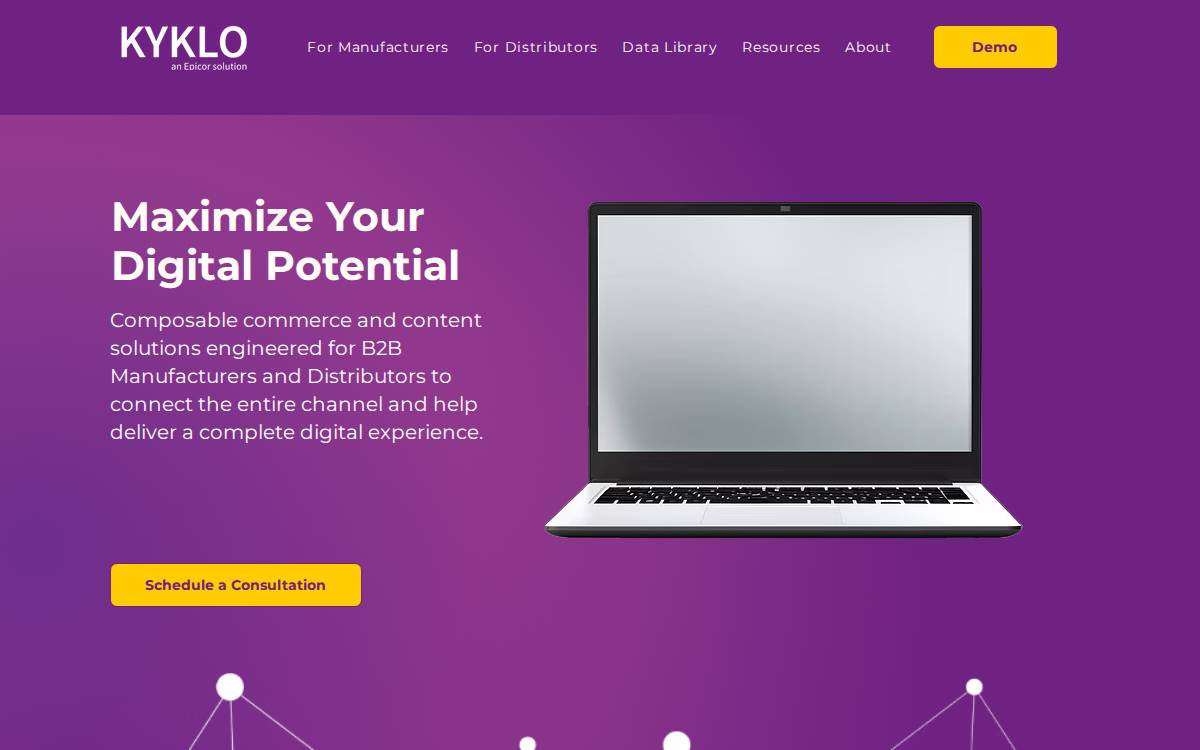 Kyklo Usa website preview