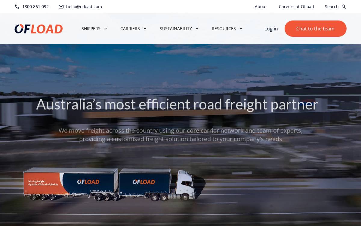 Ofload website preview