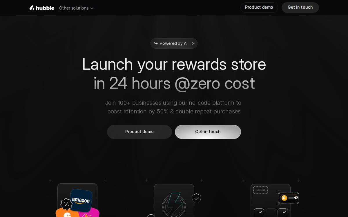 Hubble Money website preview