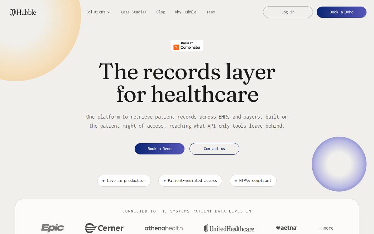 Hubble website preview