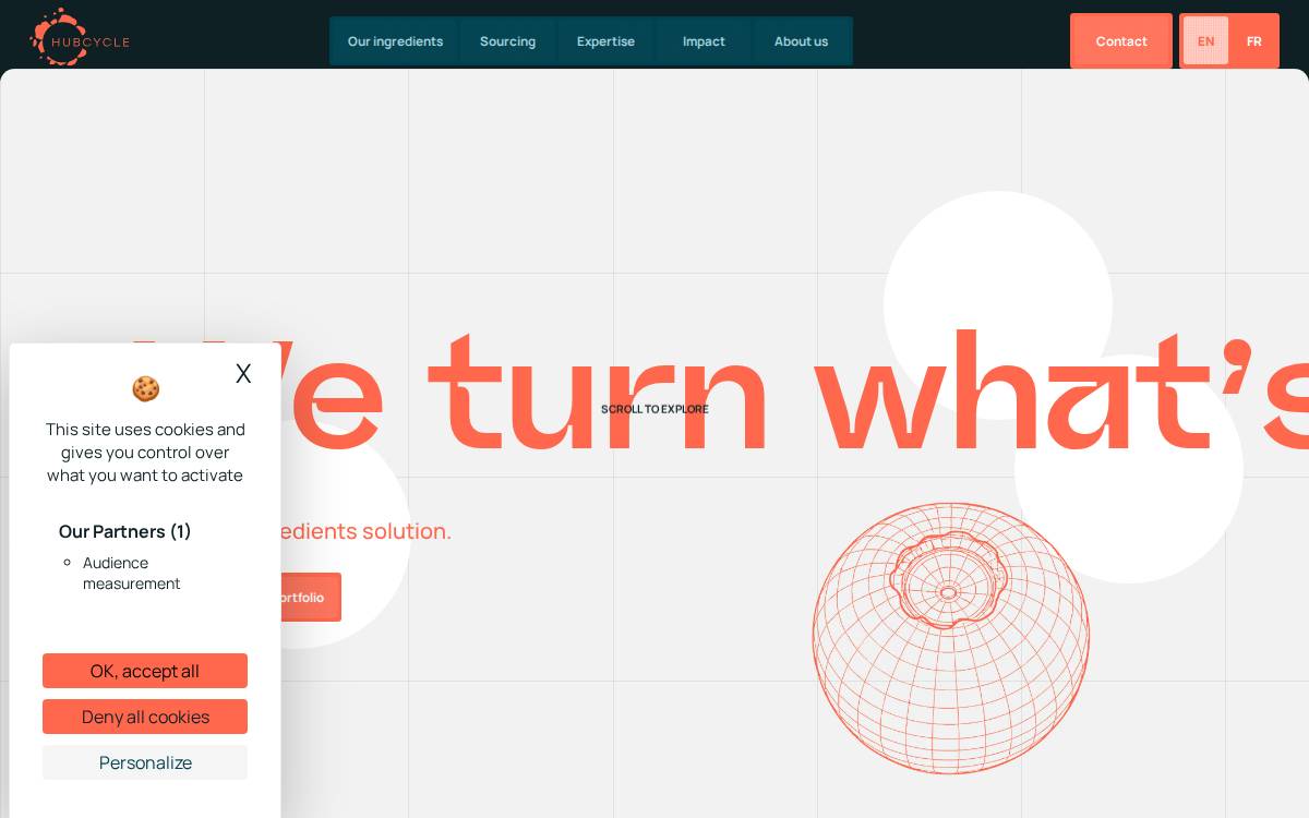 Hubcycle website preview