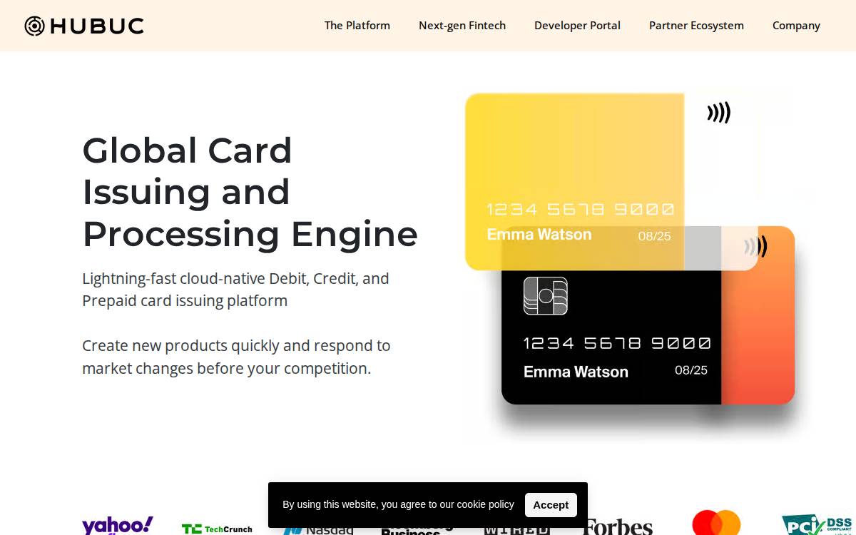 HUBUC website preview