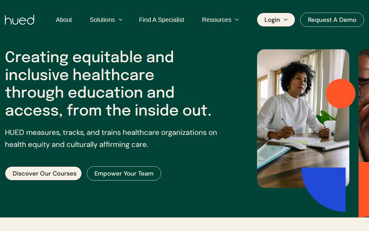 HUED website preview