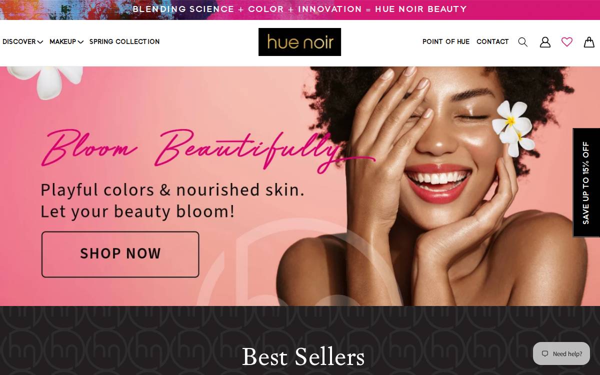 hue noir website preview
