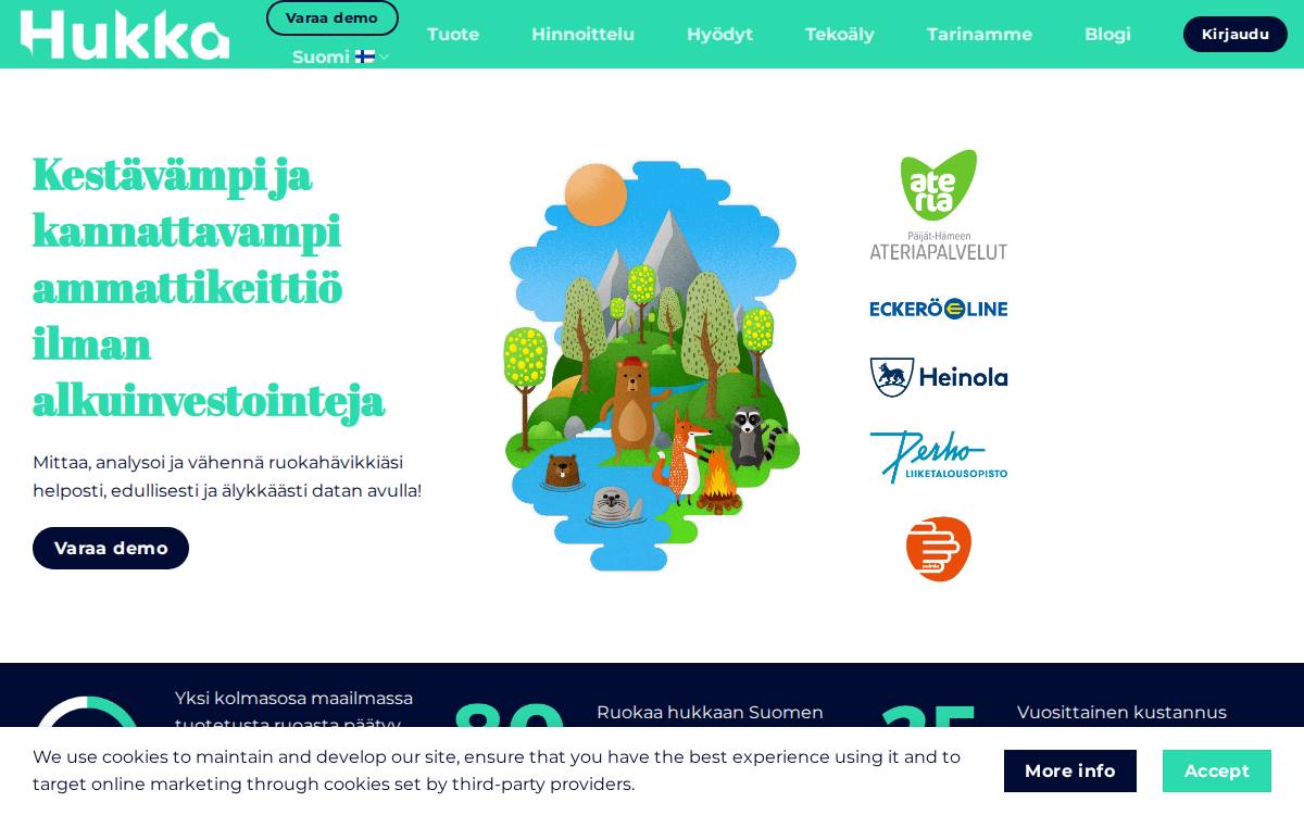 Hukka website preview