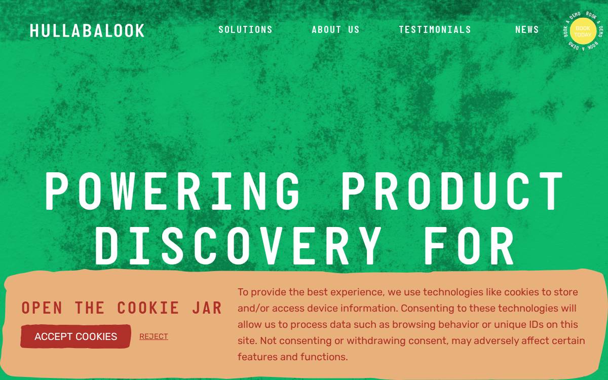 Hullabalook website preview