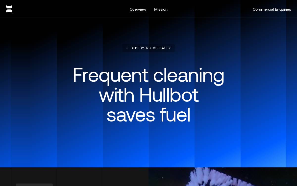 Hullbot website preview