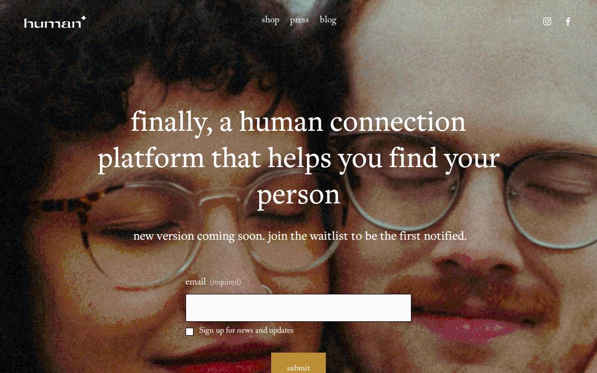 human website preview