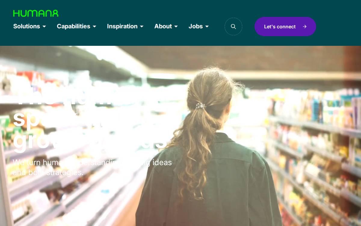 Human8 website preview