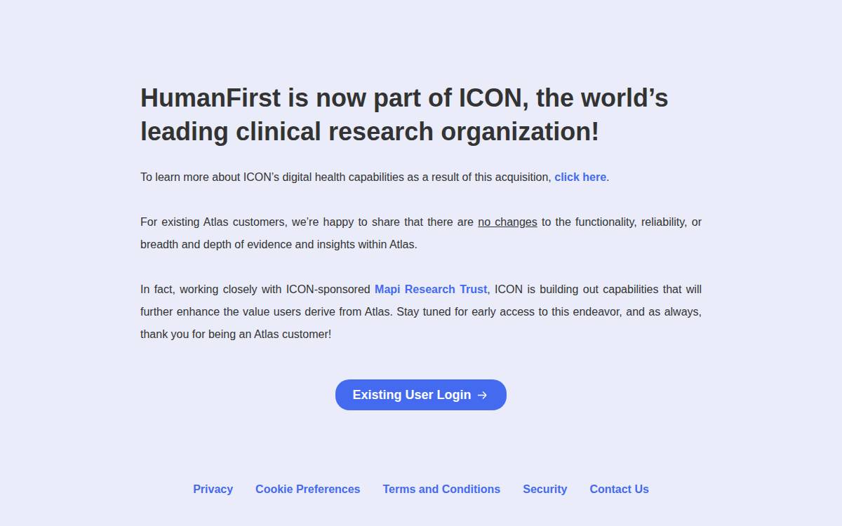 HumanFirst website preview