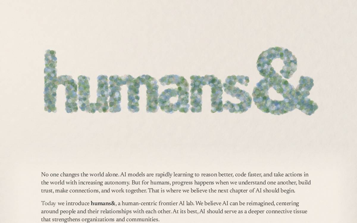 humans& website preview