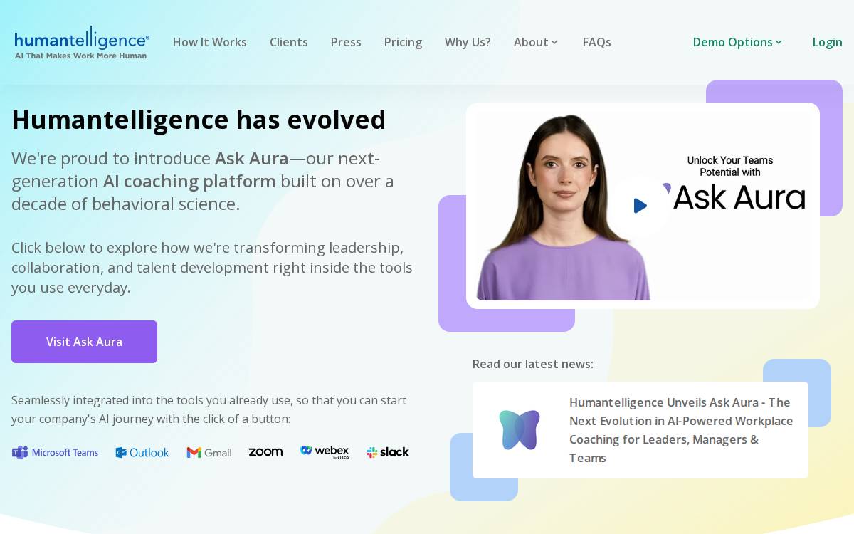 Humantelligence website preview