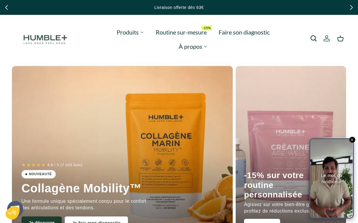 Humble website preview