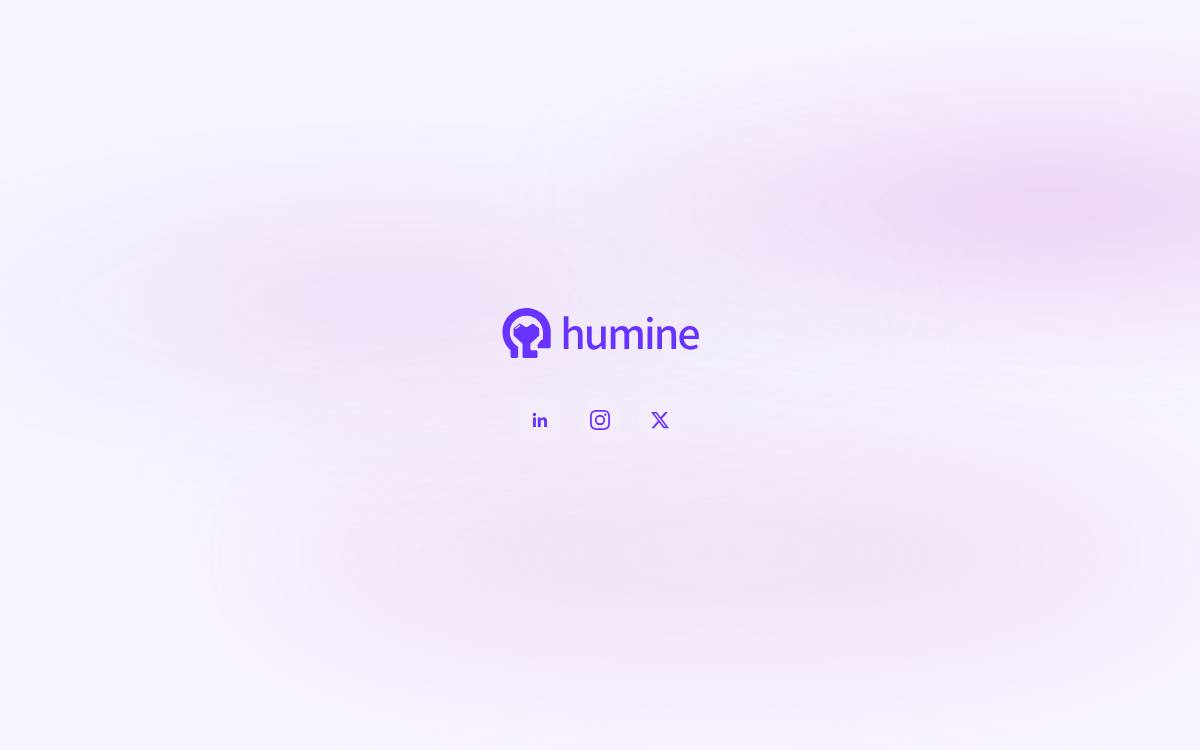 Humine website preview