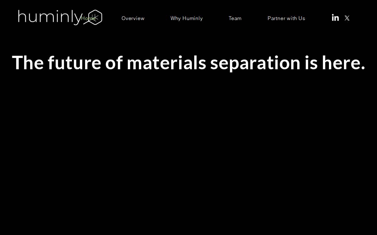 Huminly website preview