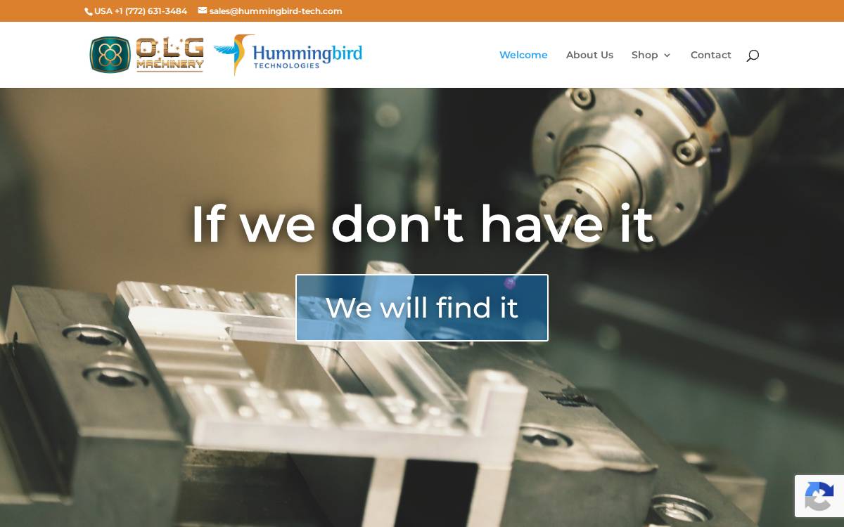 Hummingbird website preview