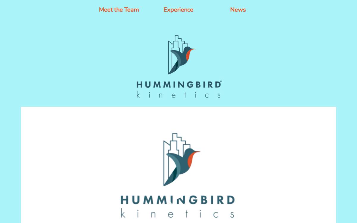 Hummingbird Kinetics website preview