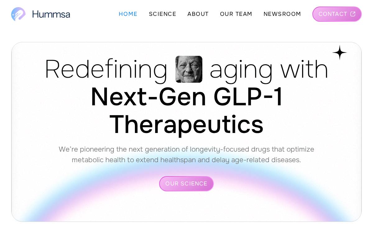 Hummsa Biotech website preview