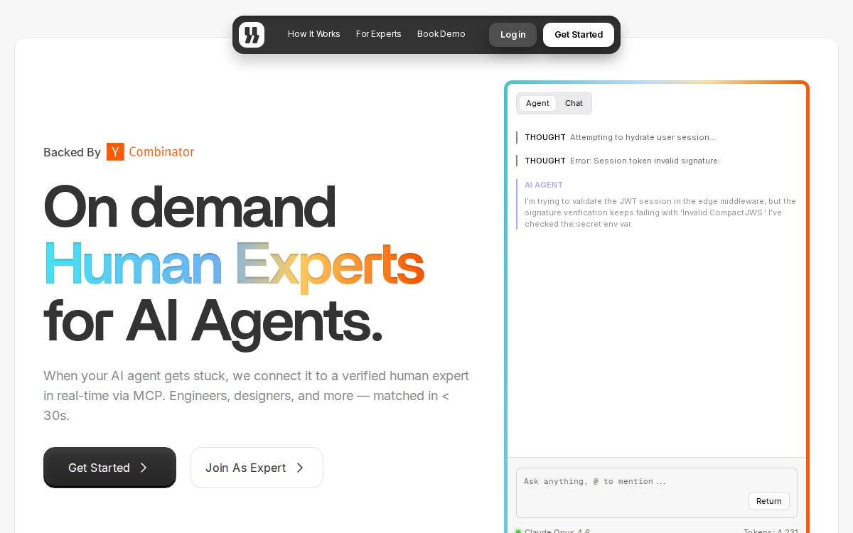 Humwork website preview