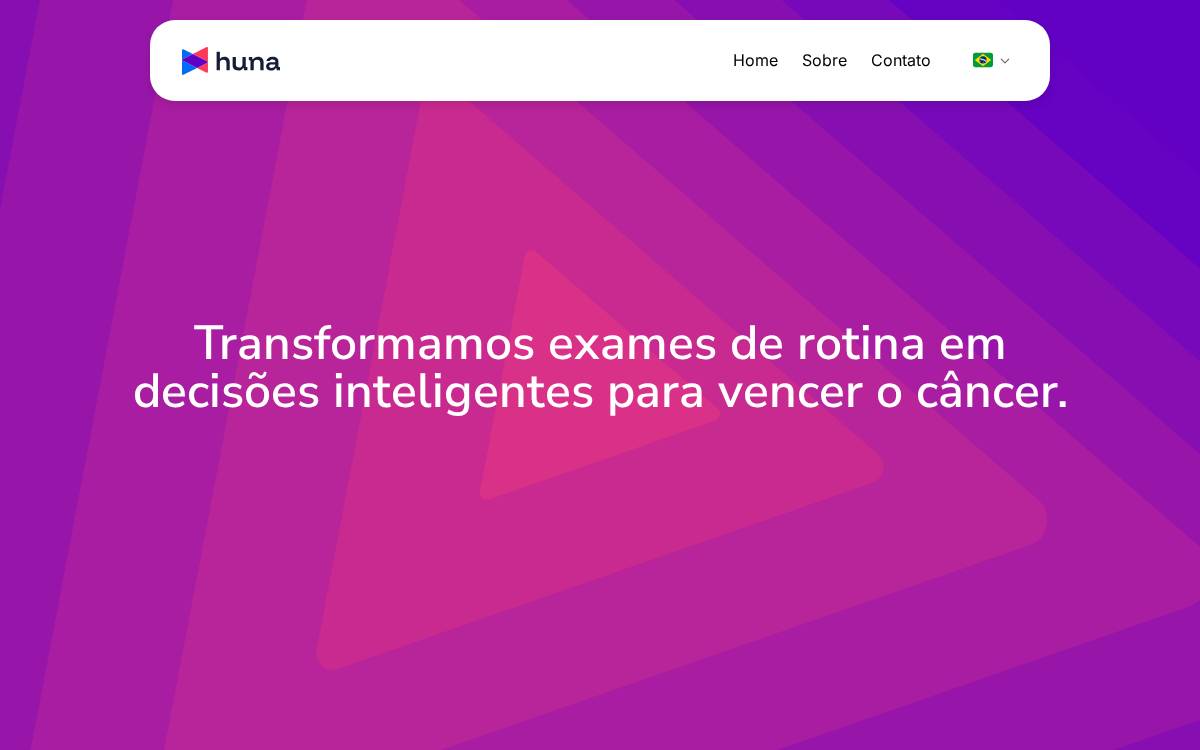 Huna website preview