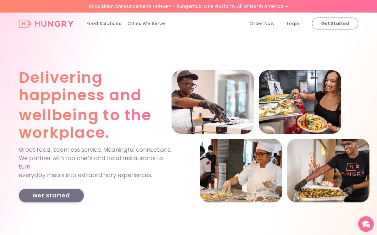 Hungry website preview