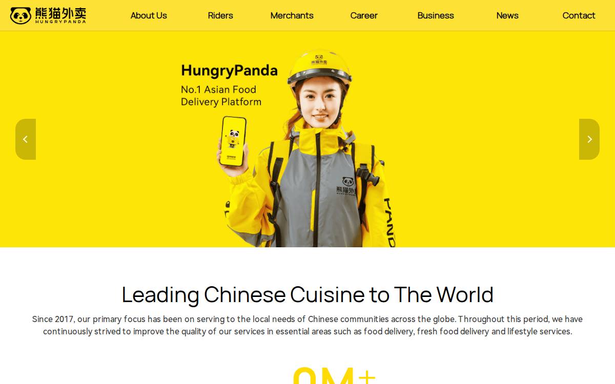 Hungry Panda website preview