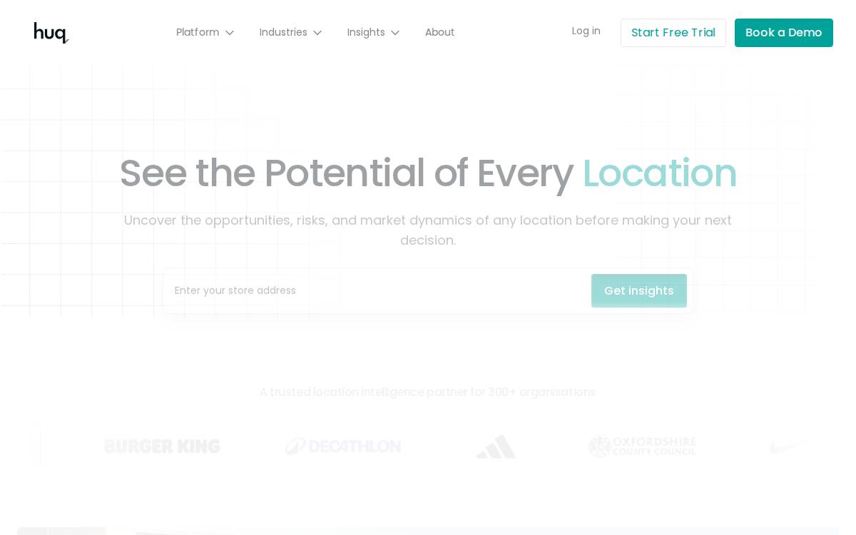 Huq website preview