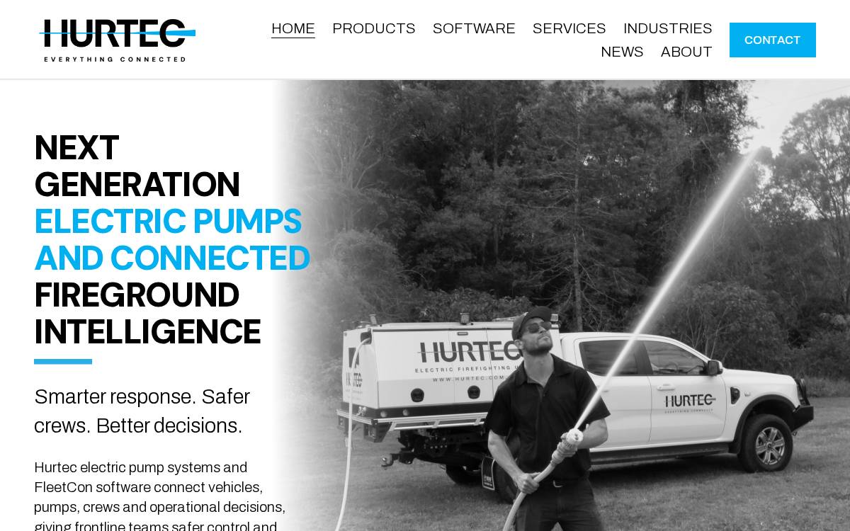 Hurtec website preview
