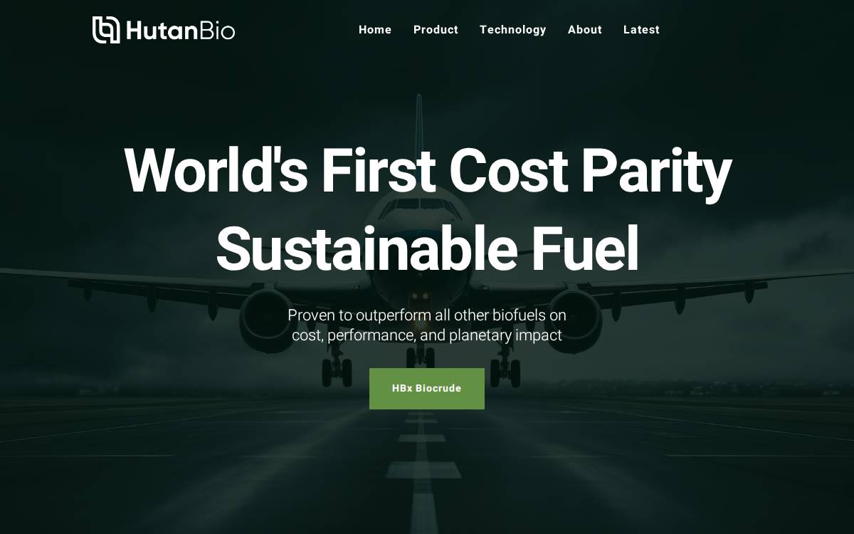 HutanBio website preview