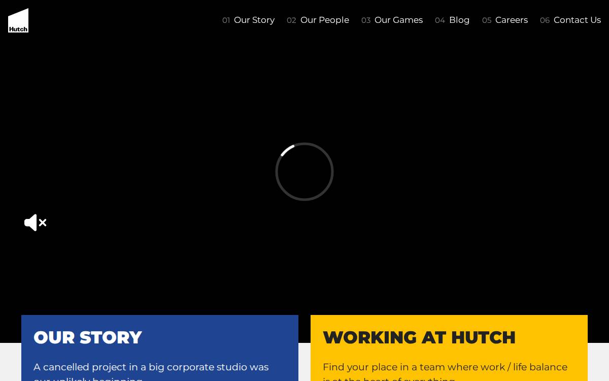 Hutch website preview