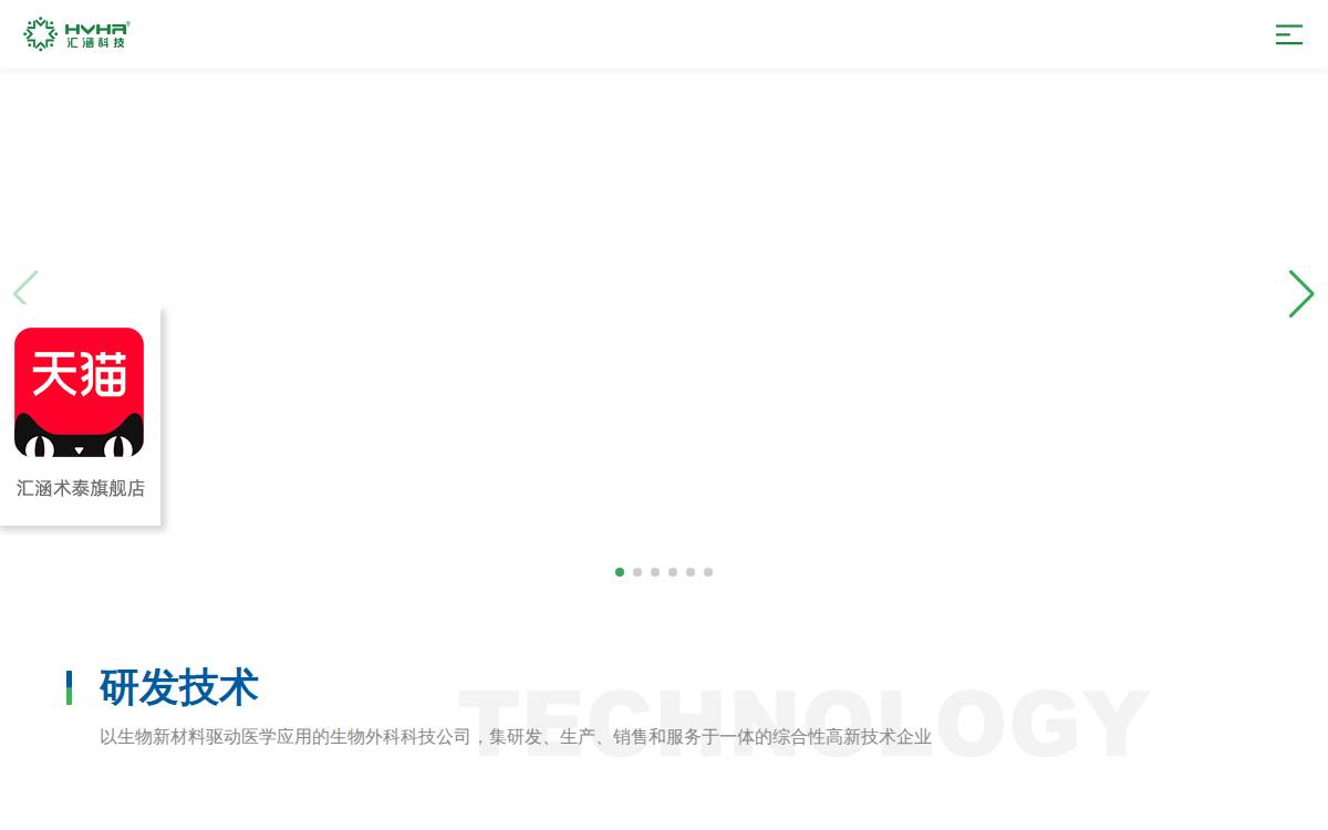Hvha website preview