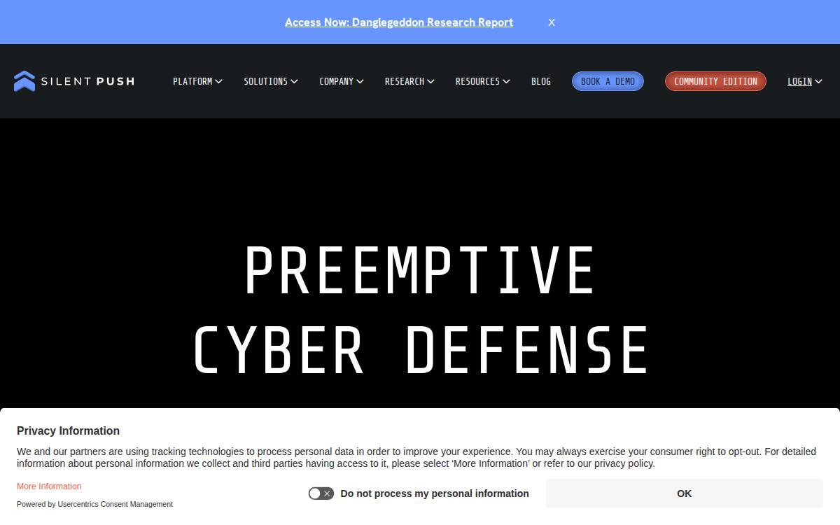 Hyas website preview