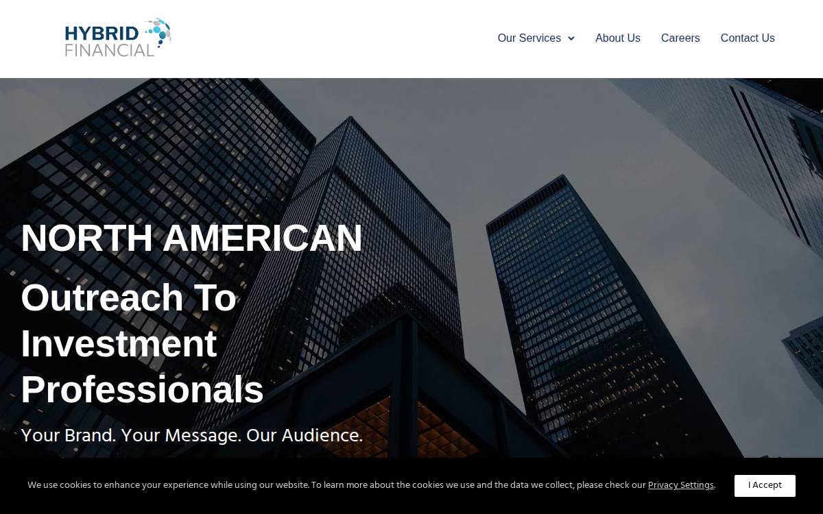 Hybridfinancial website preview