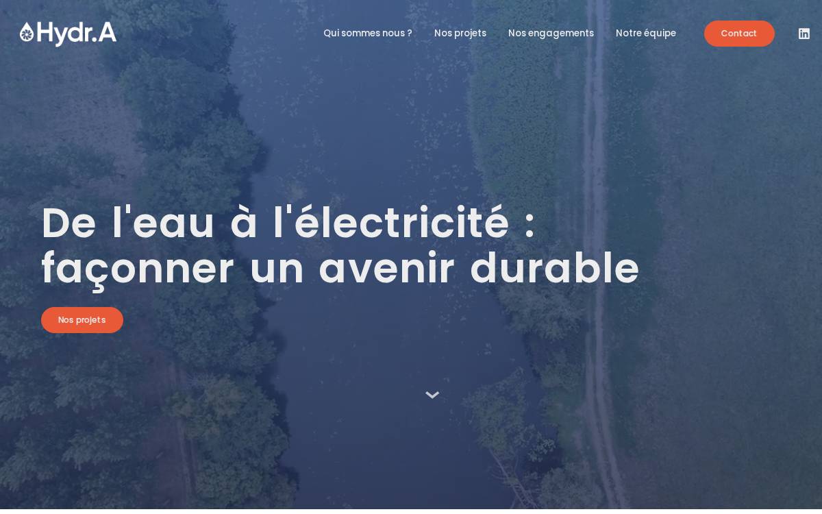 Hydr A website preview
